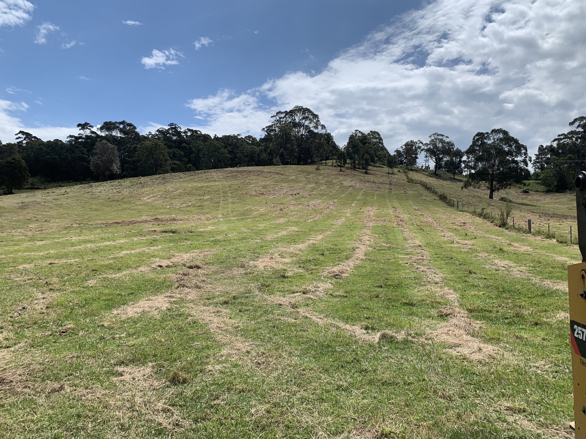 Micks Slashing recent work, Bega Valley